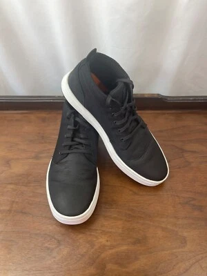 Zapato Chukka Timberland Davis Cuadrado Negro Cuero Nobuck y Lona Ortholite 11 Foto 1 de 4