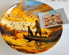 Brett Smith " Promising Day" Sporting Art Collection Plate Round New