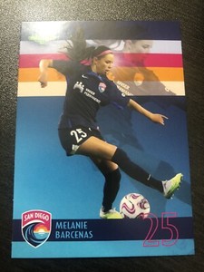 Melanie Barcenas 2023 Parkside NWSL TEAM SET Rookie Card #11 SAN DIEGO WAVE Rc