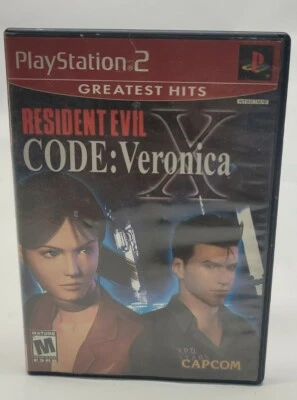 Resident Evil Code Veronica X Greatest Hits PlayStation 2 PS2 w Manual - Image 1 of 2