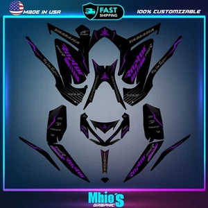 Yamaha Raptor 700 700R graphics kit 2013 2014 2017 to 2023 decals stickers atv - Picture 1 of 5