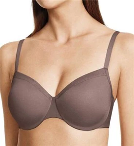 NEW Wacoal 855263 Classic Reinvention Full Figure Underwire Bra 32D Deep Taupe - Picture 1 of 2