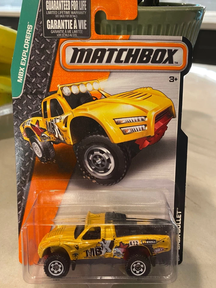 MATCHBOX  2015 MBX EXPLORERS  BAJA BULLET YELLOW 115/120 - Image 1 of 1