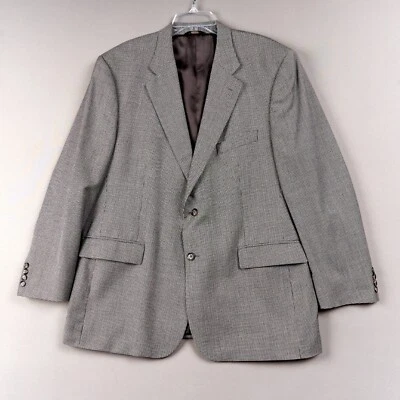 Brooks Brothers Sport Coat Men’s 46R Black Beige Houndstooth Wool Cashmere - Image 1 of 4