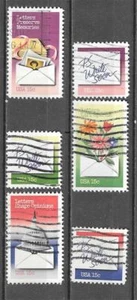 T&G STAMP - 1805 - 1810 Letter Writing Used Set of 6 *ANY 4 = FREE SHIPPING* - Picture 1 of 1