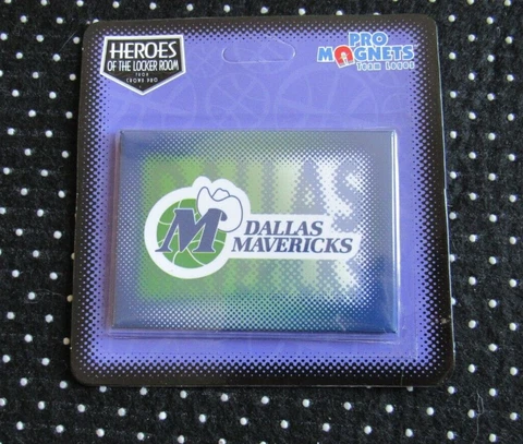 Vintage Dallas Mavericks NBA Licensed basketball fridge locker magnet 3.5 x 2.5 Cover