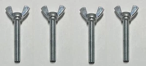 4x IKEA Wing Bolts M8, 50mm Thread, Steel - Picture 1 of 1