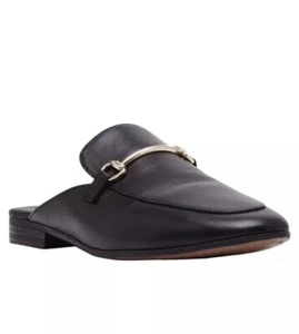 Women's Steve Madden Galilea Leather Mules, Size 9 Black - Picture 1 of 4