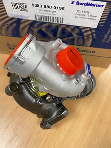 New Genuine BorgWarner Turbocharger Audi Seat Skoda VW 53039880195 - Picture 1 of 4