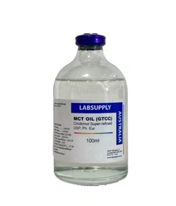 MCT OIL/ GTCC Oil 2X100ml USP Pharma grade SUPER REFINED Crystal clear undiluted - Picture 1 of 2