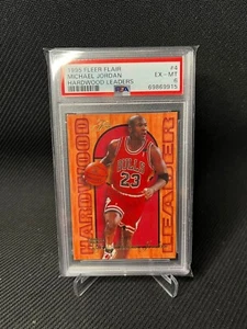 NBA Michael Jordan Fleer Flair 1995 Hardwood Leaders PSA 6 EX-MT - Picture 1 of 2