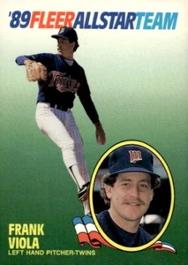 1989 Fleer All Star Team #12 Frank Viola Minnesota Twins - Picture 1 of 2