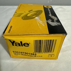 Yale 197 F DEADLOCKS PB CYLS 630197501582 - Foto 1 di 6