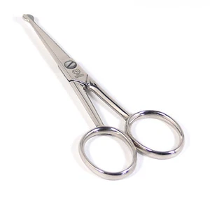 NTS-Solingen Nasenhaarschere Nasenschere vernickelt Haarentfernung Pflege