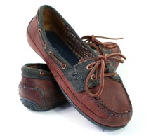 sebago bala boat shoes size 8
