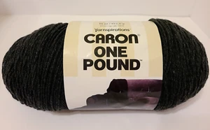 Caron Ein Pfund Garn Yarnspirations dunkelgrau Mix mittelschwer 16 Unzen 812 Yards NEU - Bild 1 von 6