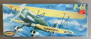 AURORA 1/48 CURTISS P-6E HAWK #116-98 Famous Fighters vintage 1955 sealed - Picture 1 of 3