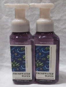 Bath & Body Works Gentle & Clean Foaming Hand Soap Set Lot of 2 FRESHWATER WAVES - Picture 1 of 4