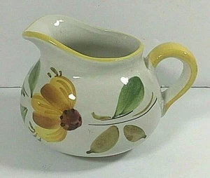 FTD Ceramic Flower Pitcher Container Hand Painted Italy Bright Decor Collectors - Picture 1 of 7