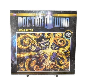 DOCTOR WHO EXPLODING TARDIS 1000 PIECE VAN GOGH PUZZLE NEW SEALED - Picture 1 of 5