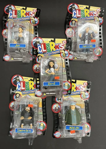 CLERKS INACTION FIGURES  LOT OF 5 MALLRATS Cover