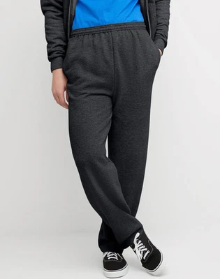 Hanes Men Fleece Sweatpants w/ pockets ComfortSoft EcoSmart Low-pill High Stitch - Image 1 of 4