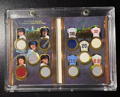 Leaf History Book Of Aces 2025 #1 de 1 - 10 parches juego usado Clemens Johnson Foto 1 de 2