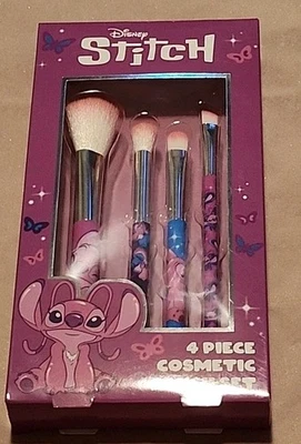 Disney Lilo & Stitch - ÁNGEL - Juego de 4 brochas cosméticas - Nuevo en caja Foto 1 de 3