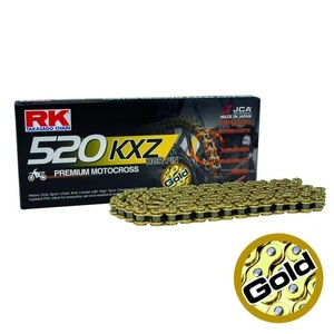 RK 520 KXZ Premium Gold MX Chain 118 Links - Picture 1 of 1