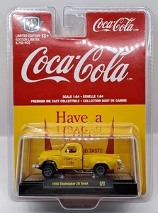 M2 1950 Studebaker 2R A20 Coca Cola Truck Limited Edition Yellow 1/64 New - Picture 1 of 9