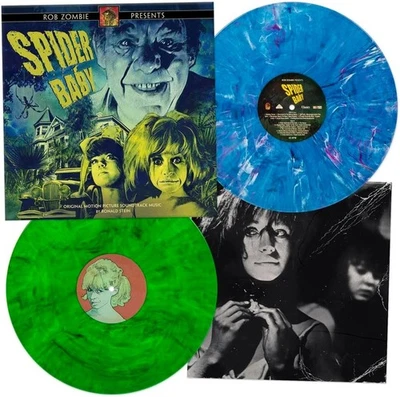 Rob Zombie Presents: Spider Baby LP Waxwork Records - Blue & Green Marble Vinyl - Image 1 of 3
