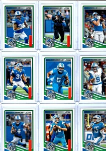 2025 Score Football Detroit Lions Team Set 11 Base Cards + 4 INSERT Cards + - Bild 1 von 2