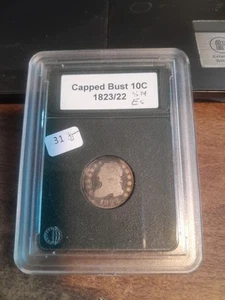  1823/2 - Capped Bust Dime!! Small E's - Picture 1 of 3