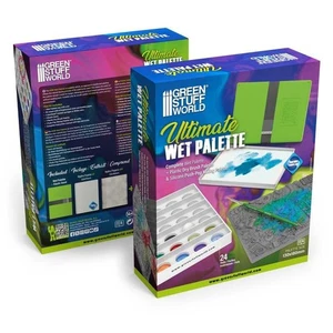Green Stuff World Ultimate Wet Palette XL Acrylfarbe Miniaturmalerei Set - Bild 1 von 3