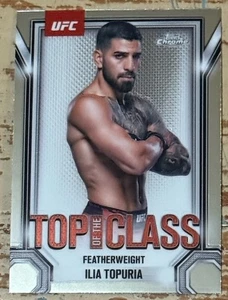 2025 Topps Chrome UFC Ilia Topuria Top Of The Class Insert Card!! - Picture 1 of 2