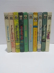 VTG 1960'S "A TEEN NOVEL" LOT OF 10 BOOKS VARIOUS TITLES & AUTHORS WHITMAN PUBL. - Picture 1 of 11