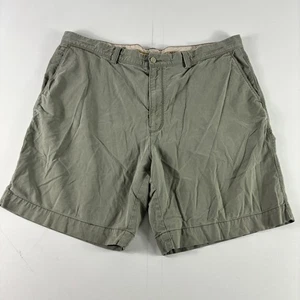 Tommy Bahama Pantalones Cortos Para Hombres 42 Verde Frente Plano Informal Elastizado Chino 9" Entrepierna - Imagen 1 de 11