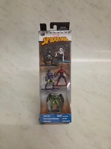 Jada Nano Metalfigs Spider-Man 5-Pack Marvel Stealth 2099 Agent Anti-Venom New - Picture 1 of 3