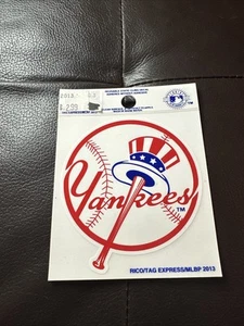 MLB NEW YORK YANKEES 3,5 x 4,5 pulgadas calcomanía pegatina reutilizable - Imagen 1 de 2