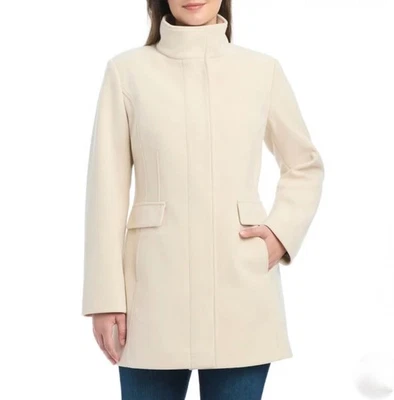 Vince Camuto Women's Full Zip Jacket, Cream Sz M - Image 1 of 4