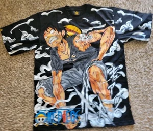 One Piece Luffy AOP Shirt Size XL Crown Tag all over print Modern Boot  - Picture 1 of 7