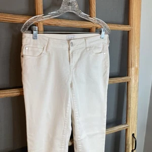Celebrity Pink Juniors White Jeans Size 9 32-36x29 Skinny 2% Spandex - Picture 1 of 12