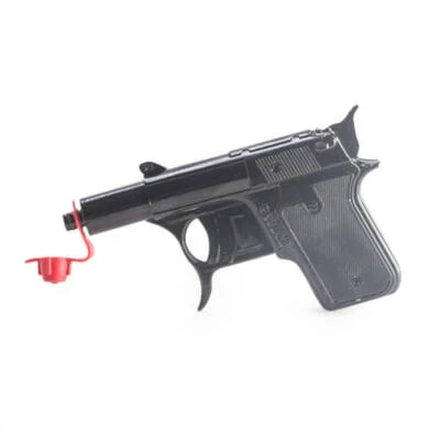 Black Spud Gun 2 In 1 Shoots Potato Pellets Water Plastic Caps Die-Cast Metal - image 1 of 2