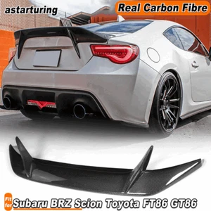 Rear Trunk Spoiler Wing For Subaru BRZ Scion FRS Toyota FT86 GT86 REAL Carbon  - Picture 1 of 14