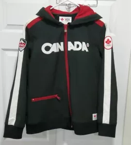 Womens 2010 Olympics Vancouver Hudson’s Bay Black Hooded jacket Size XL - Picture 1 of 4