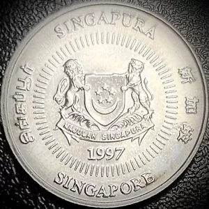 Singapore 1997 - 50 Cents - Uncirculated, KM#102 - Picture 1 of 4