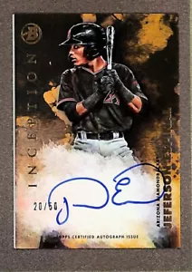2021 Bowman Inception #PA-JE Jeferson Espinal Prospect RC Auto Gold SP #/50 - Picture 1 of 3
