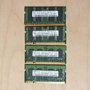 Samsung 1GB M470T2953EZ3-CE6 RAM x 4 Sticks - Picture 1 of 6