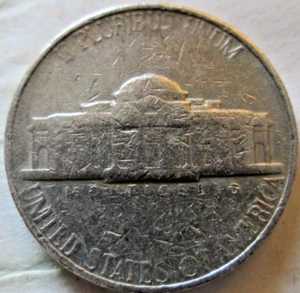 1994-P JEFFERSON, SCHWACHER/FETTSCHLAGFEHLER, FEHLENDE "FÜNF CENT", SS, ZIRKULIERT - Bild 1 von 2