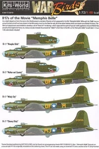 Kits-World KW172019 1:72 Boeing B-17F/G Flying Fortress 'Memphis Belle/Sally B' - Picture 1 of 3